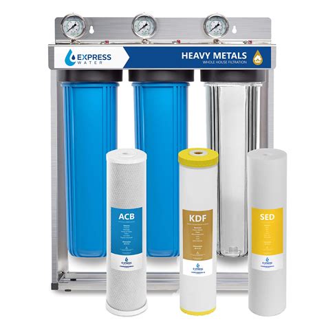 manufactured house filter that remove metals and other contaminants|heavy metal water filter reviews.